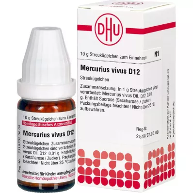 MERCURIUS VIVUS D 12 σφαιρίδια, 10 g