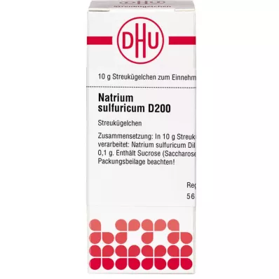 NATRIUM SULFURICUM D 200 σφαιρίδια, 10 g