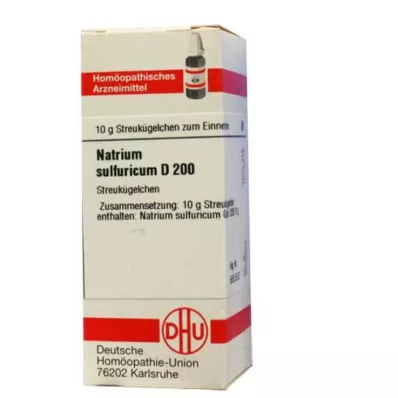 NATRIUM SULFURICUM D 200 σφαιρίδια, 10 g