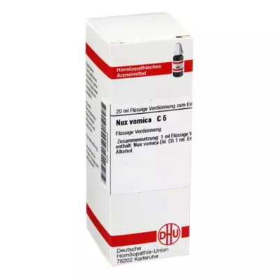 NUX VOMICA Αραίωση C 6, 20 ml
