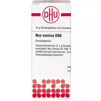 NUX VOMICA D 60 σφαιρίδια, 10 g