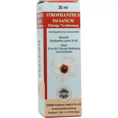 STROPHANTHUS D 4 σταγόνες Sanum, 30 ml