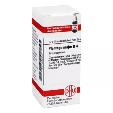 PLANTAGO MAJOR D 4 σφαιρίδια, 10 g