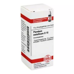 PLUMBUM METALLICUM D 10 σφαιρίδια, 10 g
