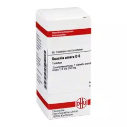 QUASSIA D 6 δισκία, 80 κάψουλες