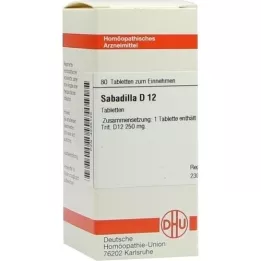 SABADILLA D 12 δισκία, 80 κάψουλες