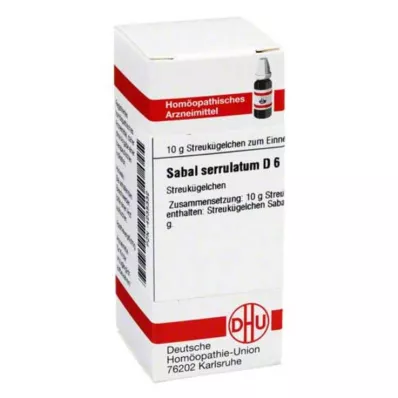 SABAL SERRULATUM D 6 σφαιρίδια, 10 g