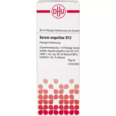 SERUM ANGUILLAE D 12 αραίωση, 50 ml