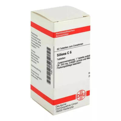 SILICEA C 6 δισκία, 80 κάψουλες