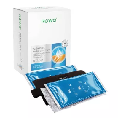 RÖWO Κρύα-θερμή κομπρέσα με επίδεσμο velcro 2 τεμάχια, 1 P