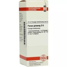 PANAX GINSENG Αραίωση D 6, 20 ml