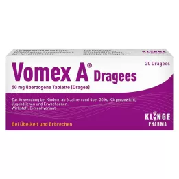 VOMEX A Dragees 50 mg επικαλυμμένα δισκία, 20 τεμάχια