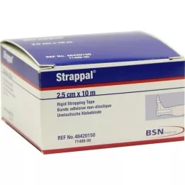 STRAPPAL Επίδεσμος με ταινία 2,5 cmx10 m, 1 τεμάχιο