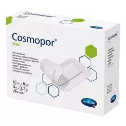 COSMOPOR αποστειρωμένος επίδεσμος τραύματος 8x10 cm, 25 τεμάχια