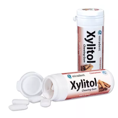 MIRADENT Τσίχλα ξυλιτόλης κανέλα, 30 τμχ MIRADENT Τσίχλα ξυλιτόλης κανέλα, 30 τμχ