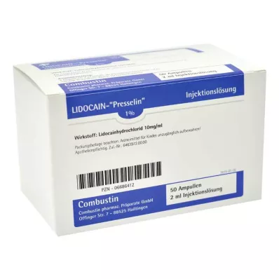 LIDOCAIN PRESSELIN Ενέσιμο διάλυμα 1%, 100Χ2 ml