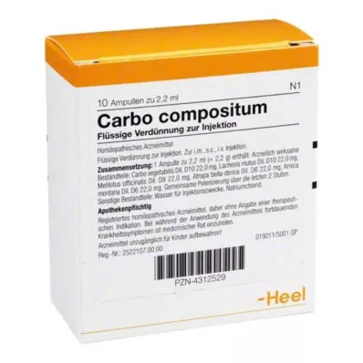 CARBO COMPOSITUM Αμπούλες, 10 τεμάχια CARBO COMPOSITUM Αμπούλες, 10 τεμάχια