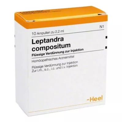 Αμπούλες Leptandra Compositum, 10 τεμ