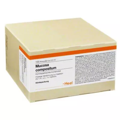 MUCOSA αμπούλες compositum, 100 τεμάχια MUCOSA αμπούλες compositum, 100 τεμάχια