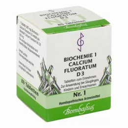BIOCHEMIE 1 Calcium fluoratum D 3 δισκία, 80 τεμάχια