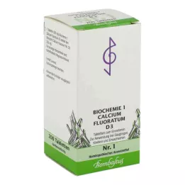 BIOCHEMIE 1 Calcium fluoratum D 3 δισκία, 200 κάψουλες