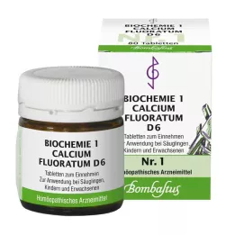 BIOCHEMIE 1 Calcium fluoratum D 6 δισκία, 80 τεμάχια