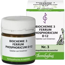 BIOCHEMIE 3 Ferrum phosphoricum D 12 δισκία, 80 τεμάχια