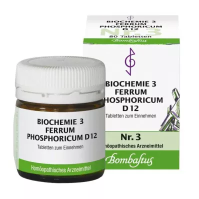 Biochemistry 3 Ferrum phosphoricum D 12 ταμπλέτες, 80 τεμ
