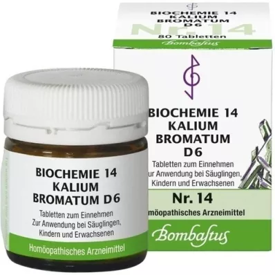 BIOCHEMIE 14 Potassium bromatum D 6 δισκία, 80 τεμάχια