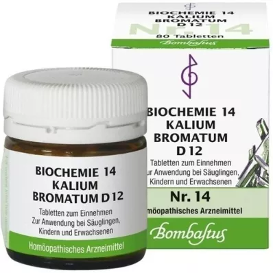 BIOCHEMIE 14 Potassium bromatum D 12 δισκία, 80 τεμάχια