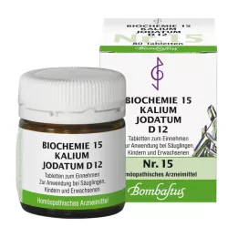 BIOCHEMIE 15 Potassium iodatum D 12 δισκία, 80 τεμάχια