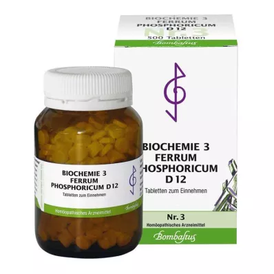 Biochemistry 3 Ferrum phosphoricum D 12 ταμπλέτες, 500 τεμ