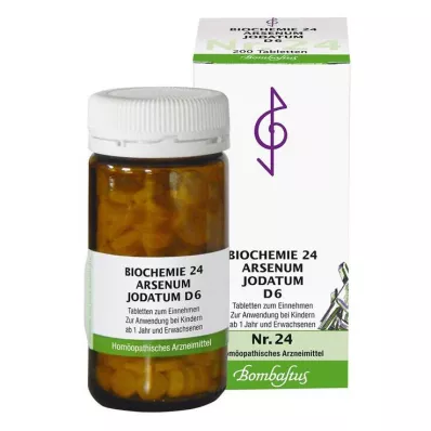 Biochemistry 24 Arsenum jodatum D 6 ταμπλέτες, 200 τεμ