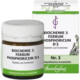 BIOCHEMIE 3 Ferrum phosphoricum D 3 δισκία, 80 κάψουλες