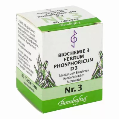 Biochemistry 3 δισκία Ferrum phosphoricum D3 (80 τεμάχια)