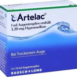 ARTELAC Οφθαλμικές σταγόνες, 3X10 ml