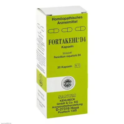 FORTAKEHL D 4 κάψουλες, 20 τεμάχια