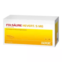 FOLSÄURE HEVERT Αμπούλες των 5 mg, 100 τεμάχια