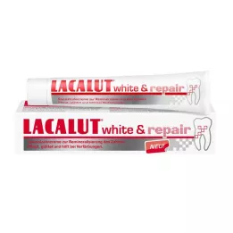 LACALUT λευκή &amp; οδοντόκρεμα επιδιόρθωσης, 75 ml
