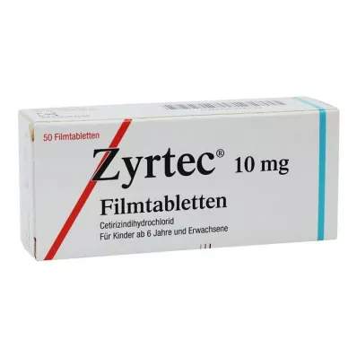 ZYRTEC Επικαλυμμένα με λεπτό υμένιο δισκία, 50 τεμάχια