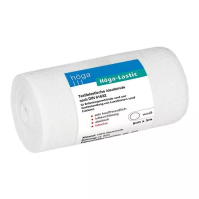 HÖGA-LASTIC Ιδανικός επίδεσμος 8 cmx5 m με σελοφάν, 1 τεμάχιο