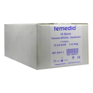 GIPSBINDE Temedia special 12 cmx3 m, 10 τμχ