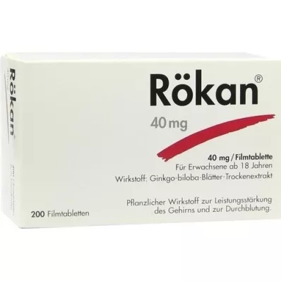 RÖKAN Επικαλυμμένα με λεπτό υμένιο δισκία 40 mg, 200 τεμάχια