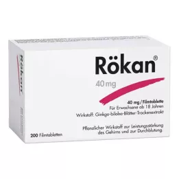 RÖKAN Επικαλυμμένα με λεπτό υμένιο δισκία 40 mg, 200 τεμάχια