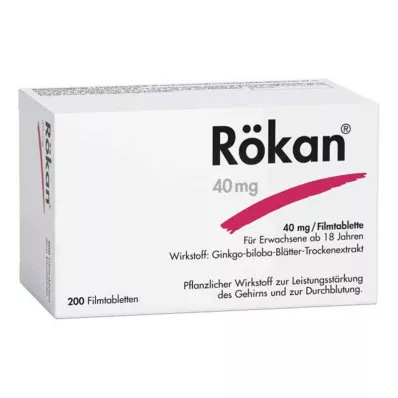 RÖKAN Επικαλυμμένα με λεπτό υμένιο δισκία 40 mg, 200 τεμάχια RÖKAN Επικαλυμμένα με λεπτό υμένιο δισκία 40 mg, 200 τεμάχια