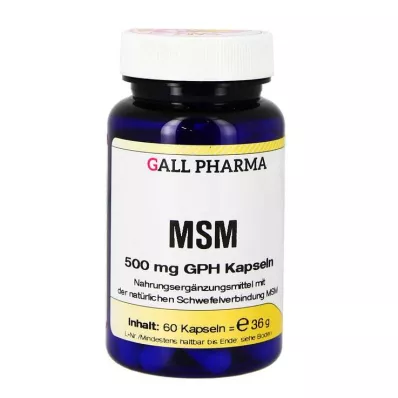 MSM 500 mg GPH κάψουλες, 60 τεμάχια
