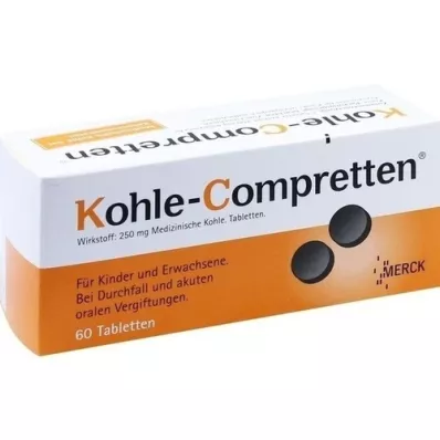 KOHLE Compretten δισκία, 60 τεμάχια