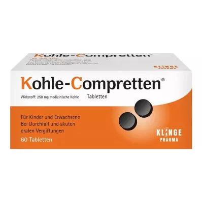 Charcoal Compretten δισκία, 60 τεμ Charcoal Compretten δισκία, 60 τεμ