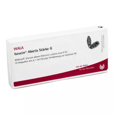 ISCUCIN αμπούλες abietis Starch G, 10X1 ml