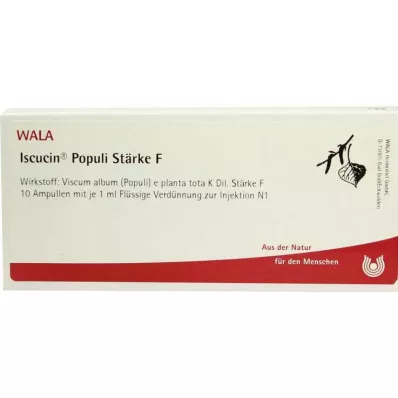 Φύσιγγες Iscucin Populi St.F, 10Χ1 ml